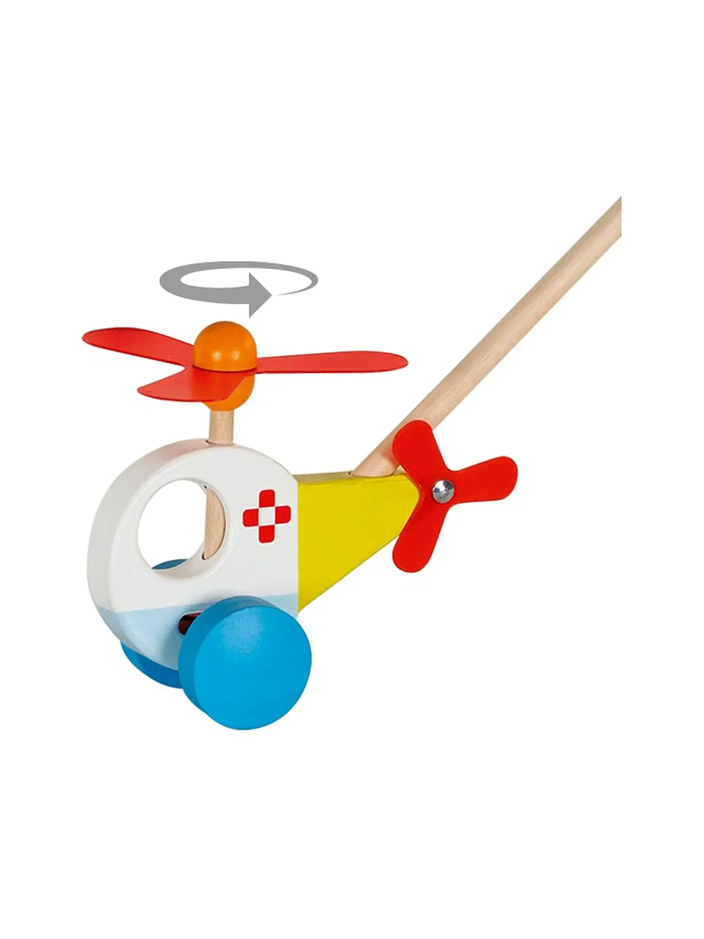 GOKI | Schiebefahrzeug Helikopter | 